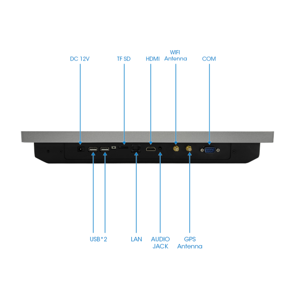 resistive industrial touch screen monitor